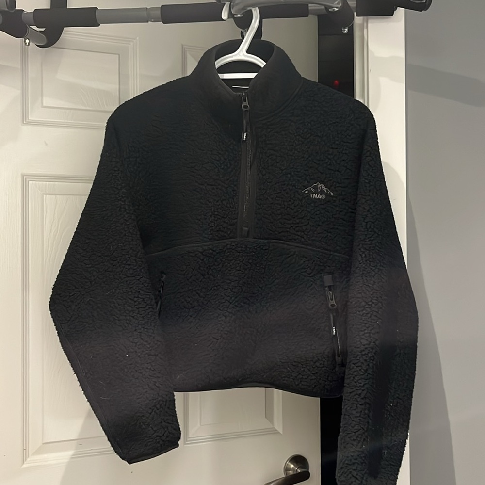 Aritzia TNA Bigfoot Polar 1/2 Zip Sweater